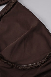 Strappy Draped Maxi Dress