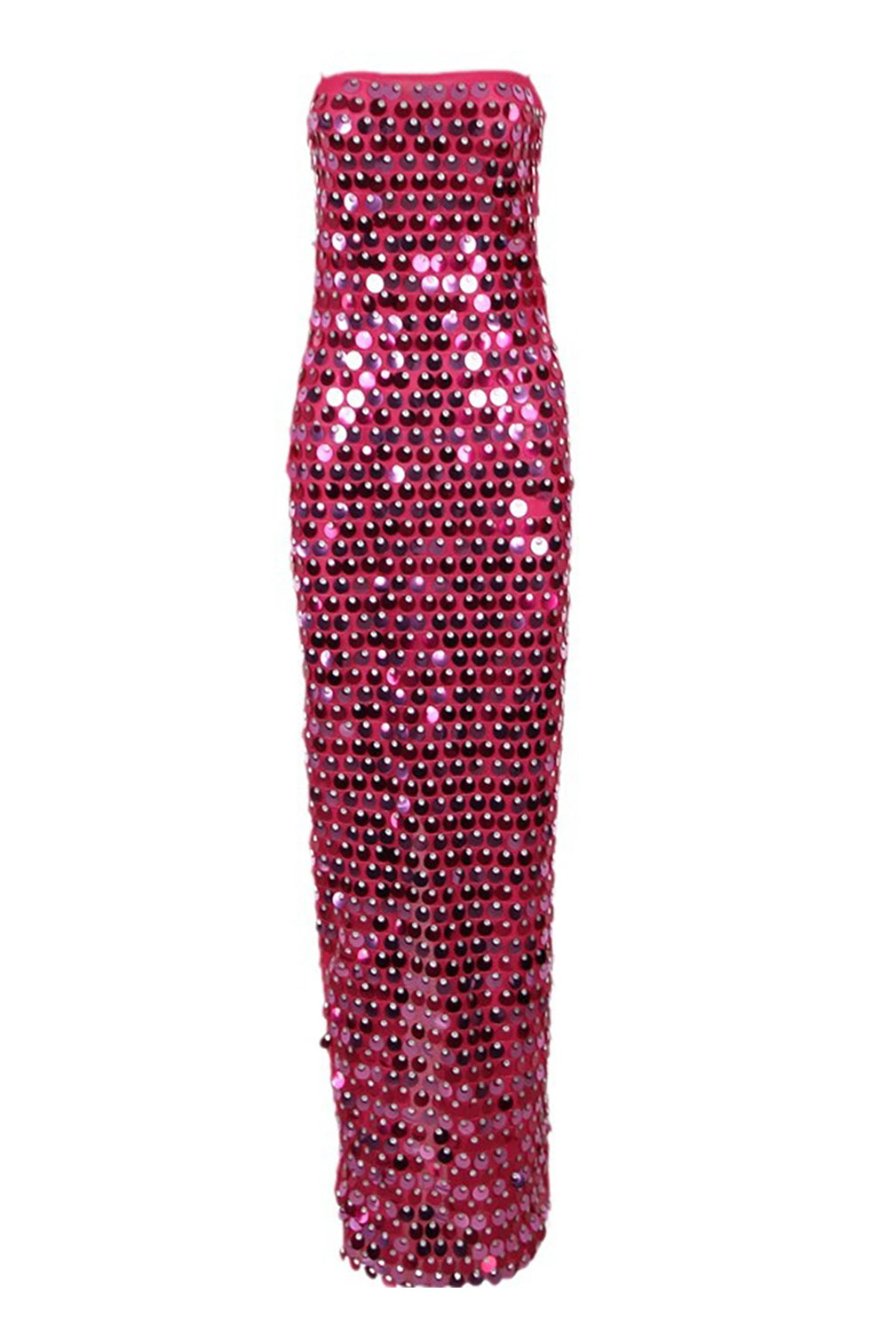 Fashion sequin embellished midi dress