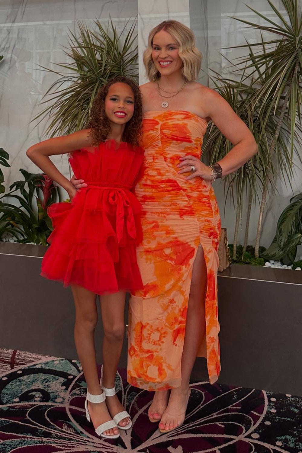 Strappy Ruched Mesh Maxi Dress