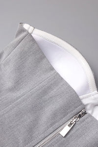 Suiting Top and Maxi Skirt