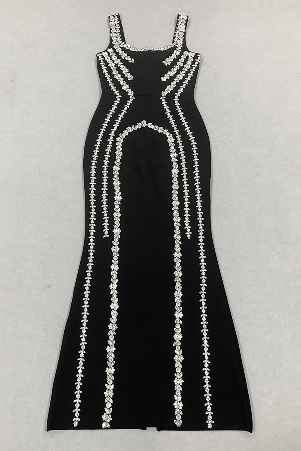 Sweetheart Rhinestone-Trim Dress