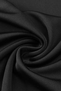 See-Through Draped High-Slit Dress