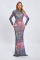 Tie-dye Effect Maxi Dress