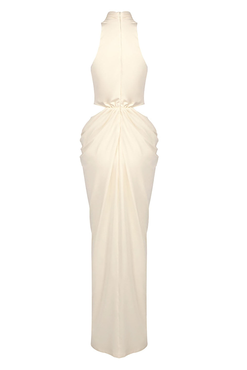 Turtle Cutout Waist Maxi Dress