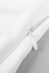 V Neck Flower Ruched Long Dress