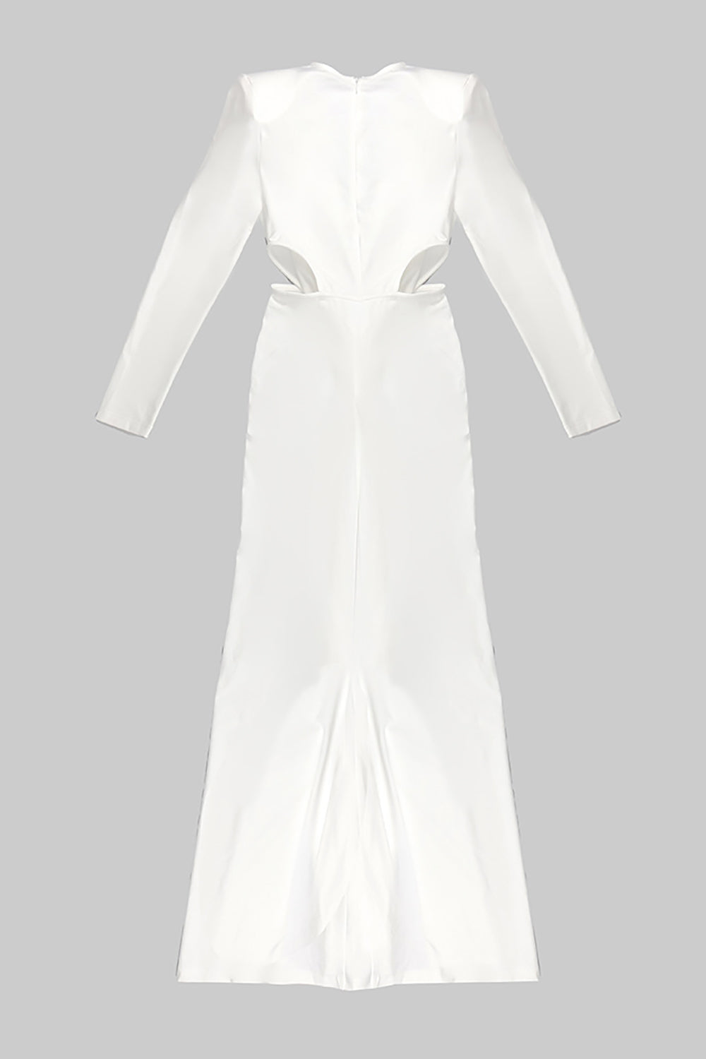 Vestido de punto con detalle de broche Phenix de mujer de color blanco