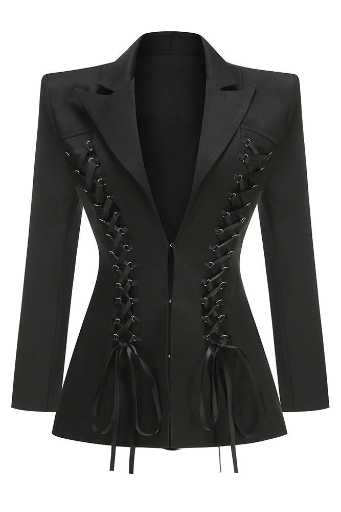 lace-up Blazer