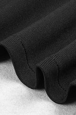 Black Off Shoulder Backless Deep V Maxi Bandage Dress