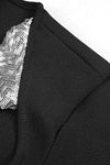 Black Sequin Criss Cross Long Sleeve Mini Bandage Dress