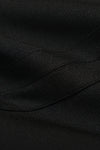 Black Strapless Crystal Maxi Bandage Dress