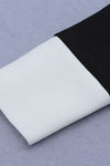 Black White Bandage Patchwork Long Sleeve Two Pieces Set - Chicida