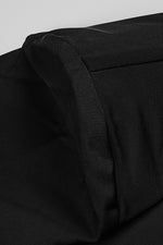 Cut-Out One Shoulder Long Dress In Black