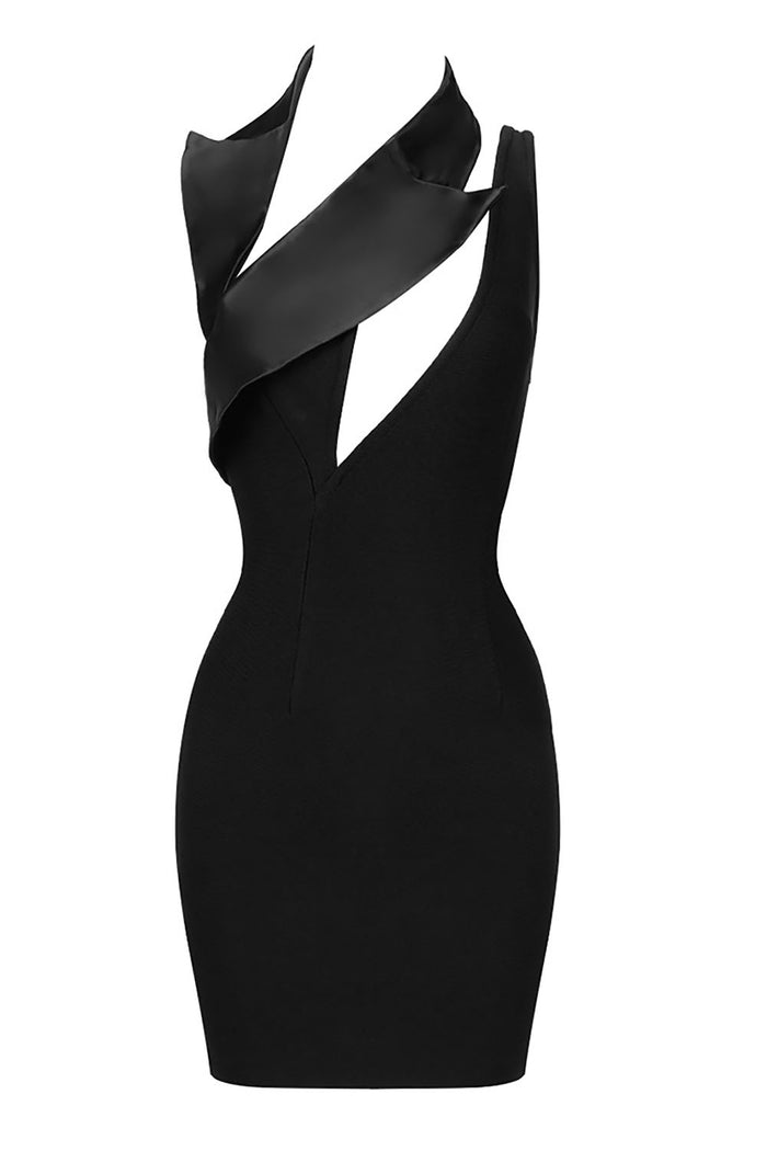 Dominatrix Inspired Cut-out Bandage Mini Dress