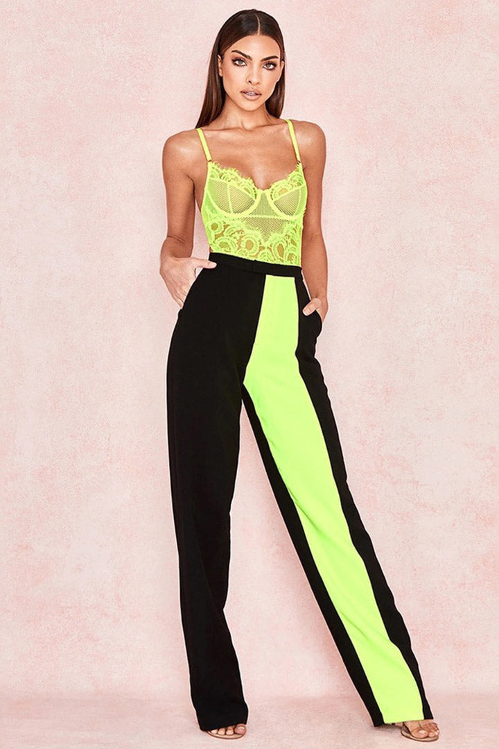 Neon Green Lace Bodysuits – Chicida