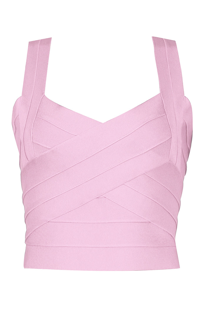 V-Neck Tight Crop Tops Ladies Camisole Vest - CHICIDA