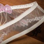 Sexy Hot Temptation Flower Embroidery Lace Panties