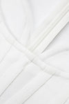 Simple V Neck Long Sleeve Midi Bandage Dress
