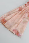 Sleeveless Rose Floral Printed  Silk Two Set - Chicida