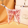 Ladies Flower Mesh Open Crotch Cross Ultra-Thin Hollow Thong