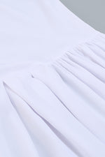 White One Shoulder Dress - Chicida